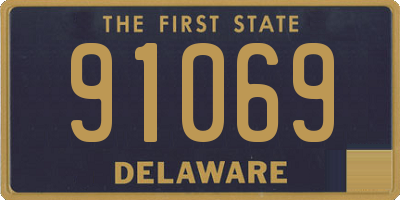 DE license plate 91069