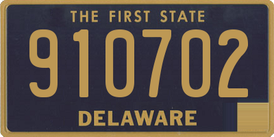 DE license plate 910702