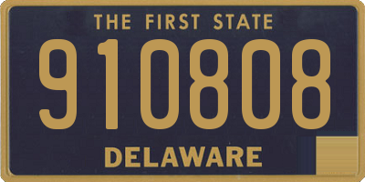 DE license plate 910808