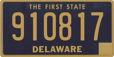 DE license plate 910817