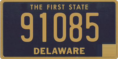 DE license plate 91085