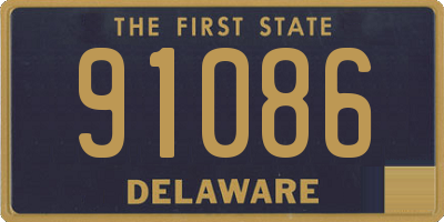 DE license plate 91086