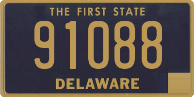 DE license plate 91088