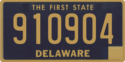 DE license plate 910904