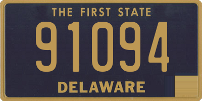 DE license plate 91094