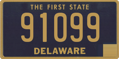DE license plate 91099