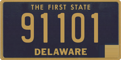 DE license plate 91101