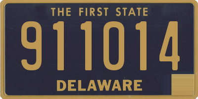 DE license plate 911014