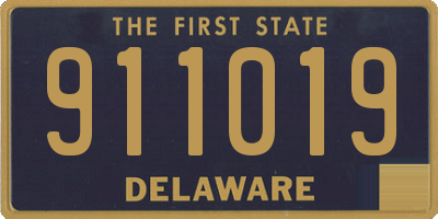DE license plate 911019