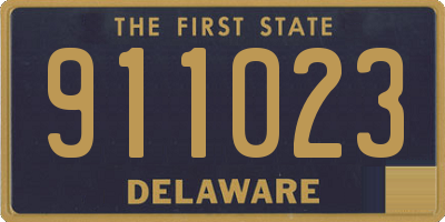 DE license plate 911023