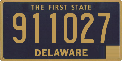 DE license plate 911027