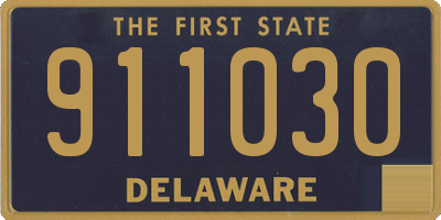 DE license plate 911030