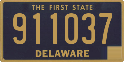 DE license plate 911037