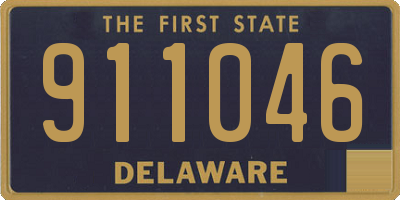 DE license plate 911046
