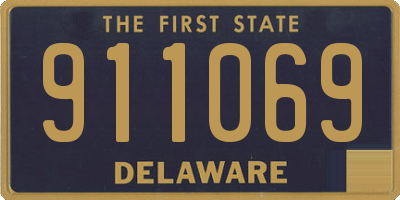 DE license plate 911069