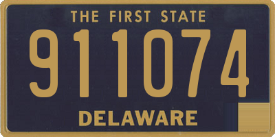 DE license plate 911074