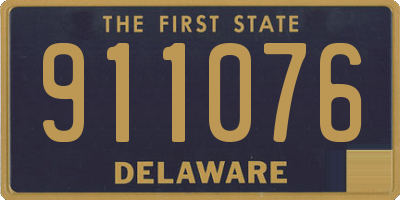 DE license plate 911076