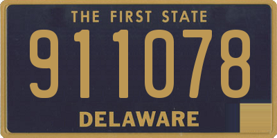DE license plate 911078