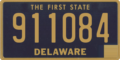 DE license plate 911084
