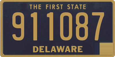 DE license plate 911087