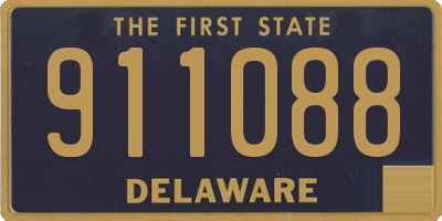DE license plate 911088