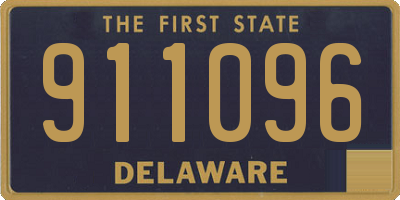 DE license plate 911096