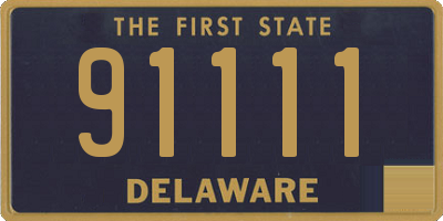 DE license plate 91111