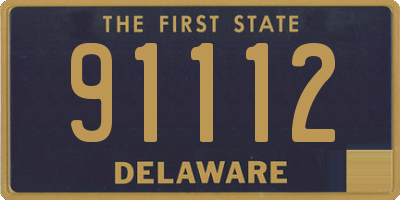 DE license plate 91112
