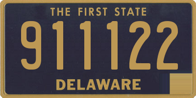 DE license plate 911122