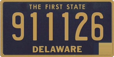 DE license plate 911126