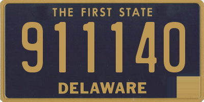 DE license plate 911140