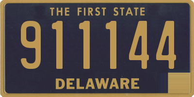 DE license plate 911144