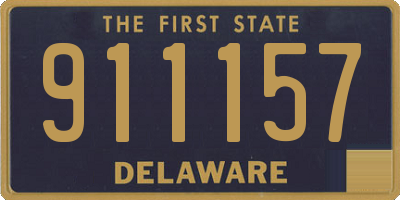 DE license plate 911157