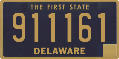 DE license plate 911161