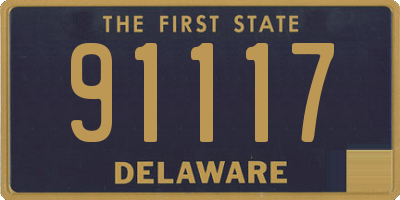 DE license plate 91117