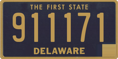 DE license plate 911171