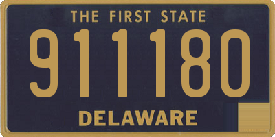 DE license plate 911180