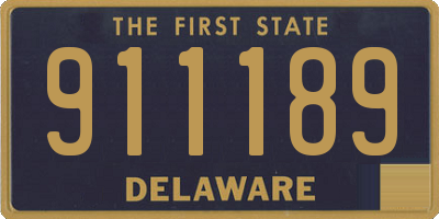 DE license plate 911189