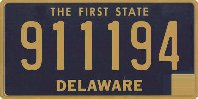DE license plate 911194