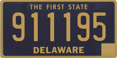 DE license plate 911195