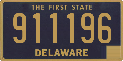 DE license plate 911196