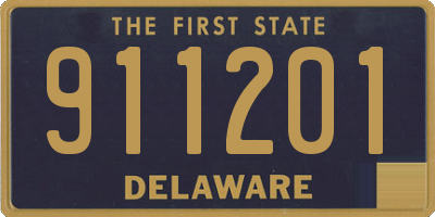DE license plate 911201