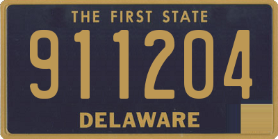 DE license plate 911204