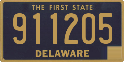 DE license plate 911205