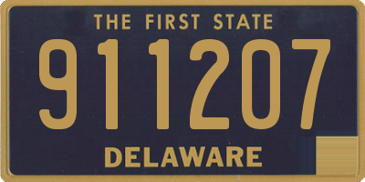 DE license plate 911207