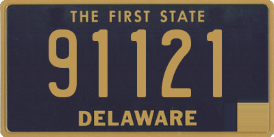 DE license plate 91121