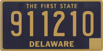 DE license plate 911210