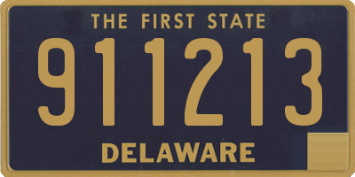 DE license plate 911213