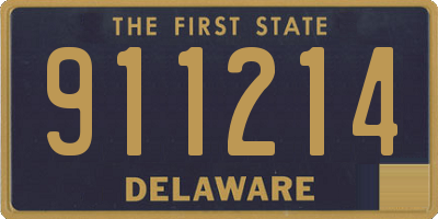 DE license plate 911214