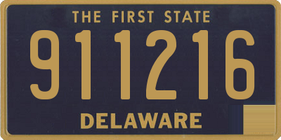 DE license plate 911216